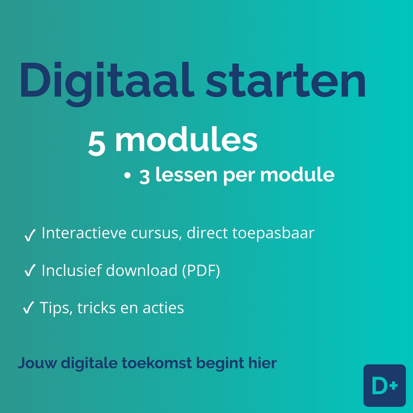 Online cursus Digitaal Starten — computer en smartphone voor beginners — DigiPlus