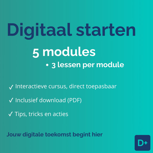 Digitaal starten