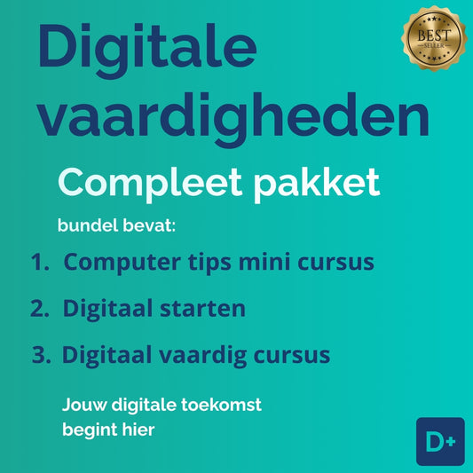 Complete Digitale Vaardigheden bundel — beginners tot gevorderden — DigiPlus