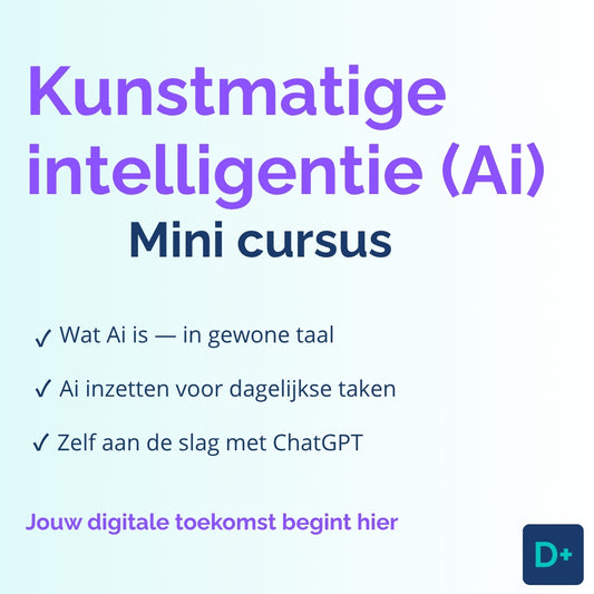 Gratis AI mini-cursus voor beginners — DigiPlus